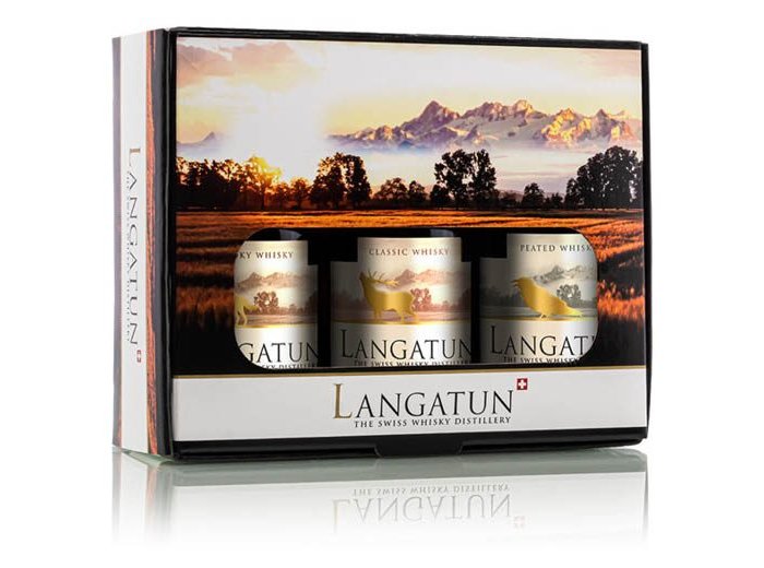 Langatun Whisky Mini-Set 3x5cl (Old Deer, Old Crow & Old Wolf) 5 cl Stück