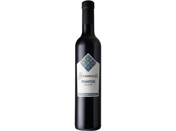 Primitivo Puglia IGP Baroncelli selezione d'Italia 2024 50 cl CARx6
