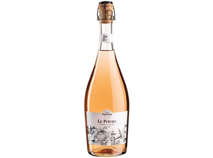 Le Péteux Cuvée des Pèdzes vin mousseux rosé Brut Bio 75 cl CARx6