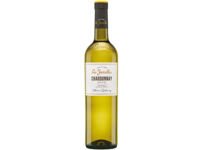 Les Jamelles Chardonnay Pays d'Oc IGP 2024 75 cl CARx6