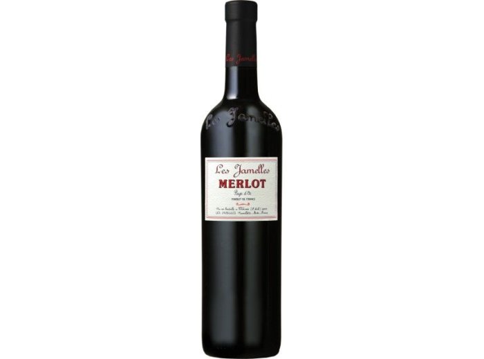 Les Jamelles Merlot Pays d'Oc IGP 2019 75 cl CARx6