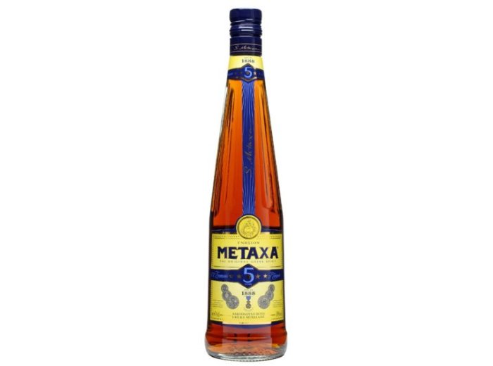 Metaxa 5 Stern Greek Brandy 70 cl CARx6