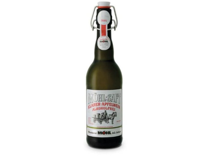 Möhl Saft klar alkoholfrei Glas 50 cl HARx15