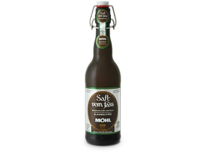 Möhl Saft trüb alkoholfrei Glas 50 cl HARx15