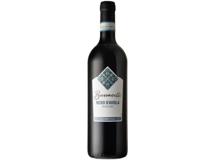 Nero d'Avola Sicilia DOC Baroncelli selezione d'Italia 2024 75 cl CARx6
