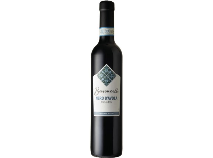 Nero d'Avola Sicilia DOC Baroncelli selezione d'Italia 2024 50 cl CARx6