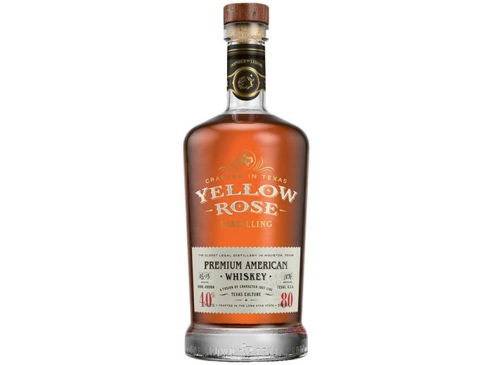 Yellow Rose Premium American Whiskey 70 cl CARx6