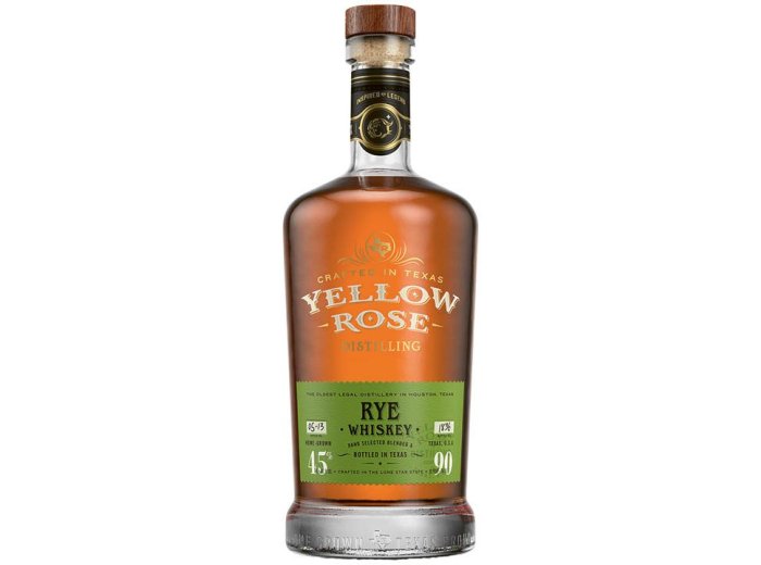 Yellow Rose Rye Whiskey 70 cl CARx6