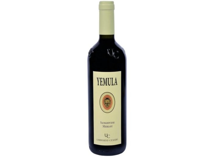 Yemula Sangiovese Merlot Rubicone IGT 2021 75 cl CARx6