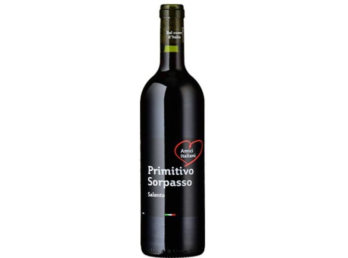 Amici italiani Primitivo Sorpasso Puglia IGT 2020 75 cl CARx6