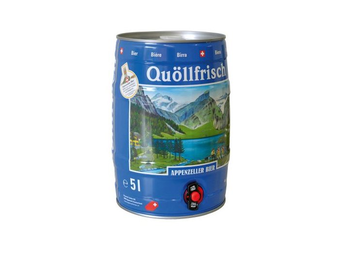 Appenzeller Quöllfrisch hell Dose 5 Liter 500 cl 1er