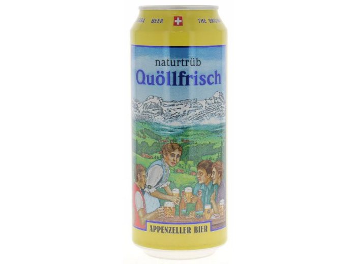 Appenzeller Quöllfrisch naturtrüb Dose 50 cl CARx6