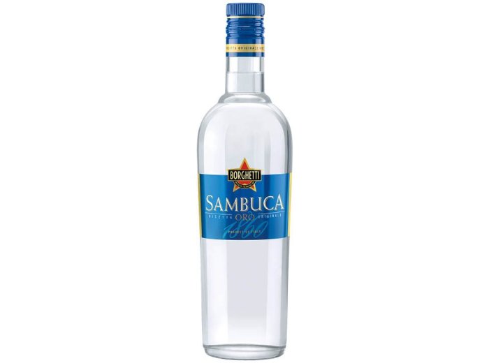 Borghetti Sambuca Oro 70 cl CARx6