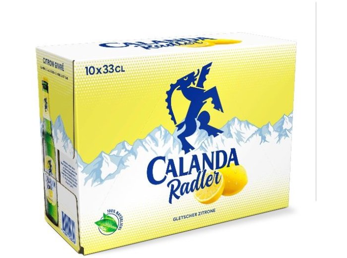 Calanda Radler Gletscher Zitrone 2% 33 cl CARx10