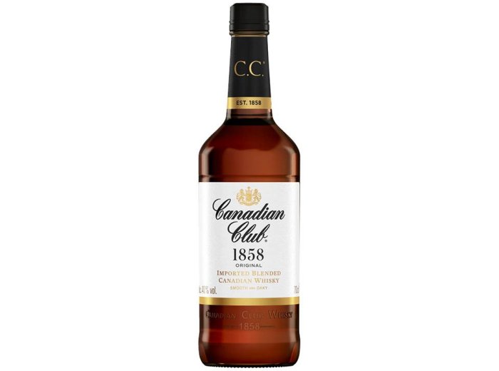 Canadian Club 1858 70 cl CARx6
