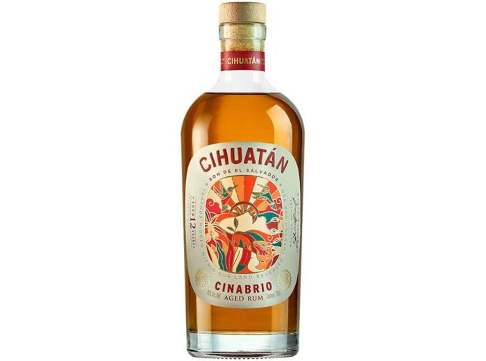 Cihuatán «Cinabrio 12y» Aged Rum 70 cl CARx6
