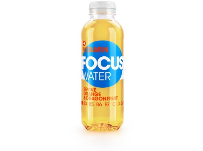 Focuswater Immunity Orange & Dragenfruit PET 50 cl CARx24