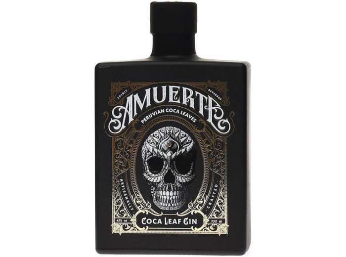 Gin Amuerte Coca Leaf «Black Edition» 70 cl CARx6