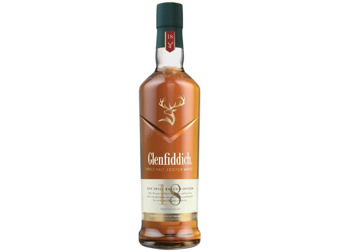 Glenfiddich 18 Year Old Our Small Batch Eighteen Single Malt Scotch Whisky 70 cl CARx6