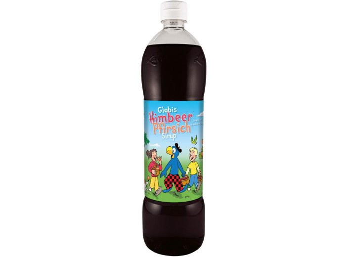 Globi Himbeer-Pfirsich PET 100 cl CARx6