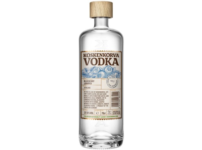 Koskenkorva Blueberry Juniper Vodka 70 cl CARx6
