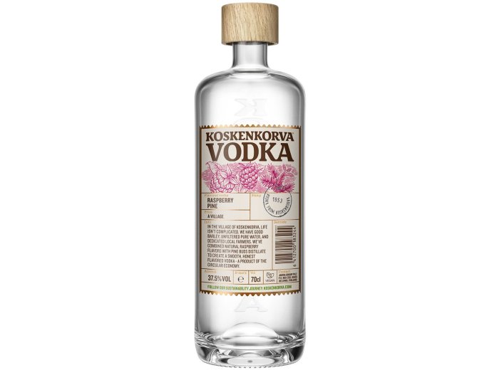 Koskenkorva Raspberry Pine Vodka 70 cl CARx6