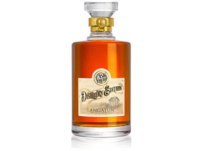 Langatun Cask Proof Distillery Editon Batch 4 Recioto Cask Finish in Karaffe in Holzbox 50 cl CARx6