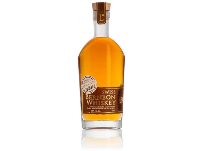 Langatun Swiss Bernbon Whiskey 50 cl CARx6