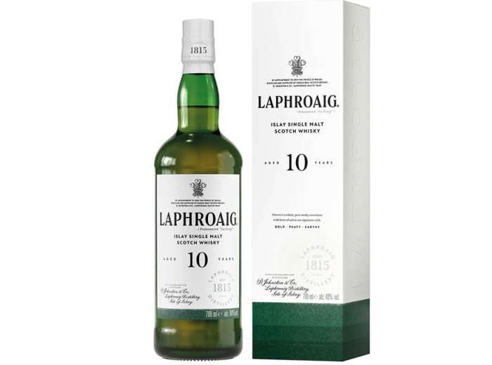 Laphroaig 10 years old in Box 70 cl CARx6