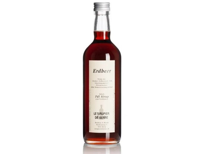 Le Sirupier de Berne Erdbeer Glas 35 cl HARx15