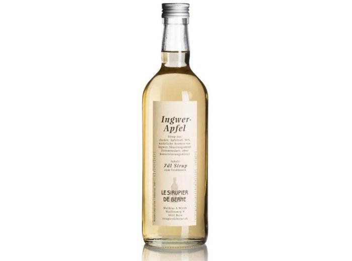 Le Sirupier de Berne Ingwer-Apfel Sirup Glas 70 cl HARx15