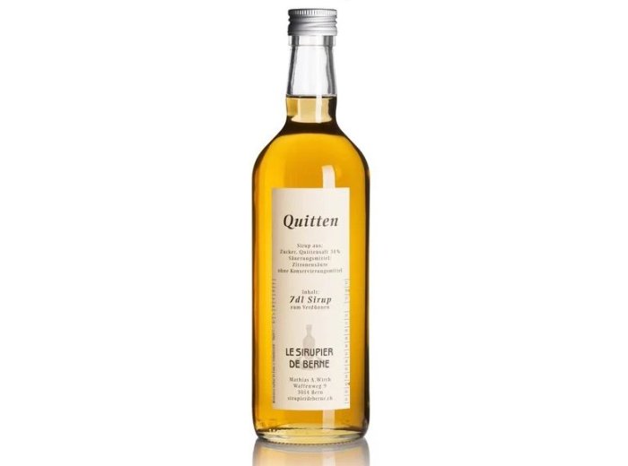 Le Sirupier de Berne Quitten Glas 70 cl HARx15