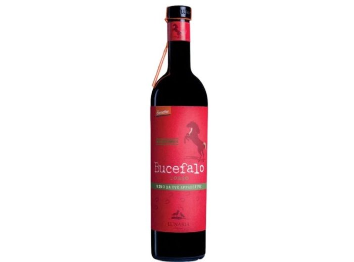 Lunaria - Bucefalo Rosso Vino da Uve Appassite - Biologico Demeter 2023 75 cl CARx6