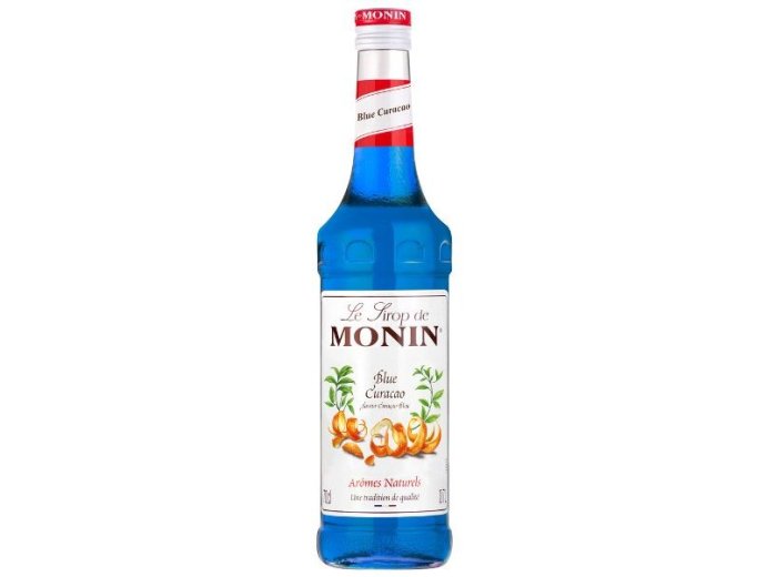 Monin Blue Curacao Sirup Glas 70 cl CARx6