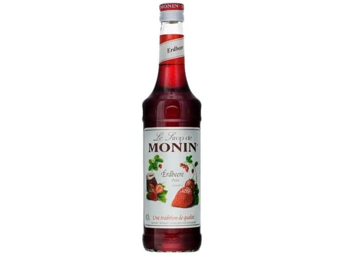 Monin Erdbeer Sirup Glas 70 cl CARx6