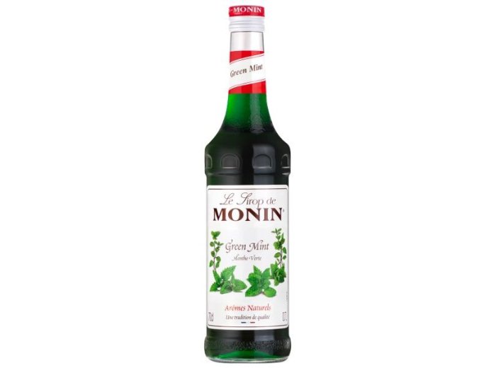 Monin Menthe Verte Sirup Glas 70 cl CARx6