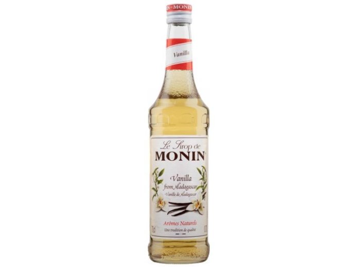 Monin Vanille Sirup Glas 70 cl CARx6