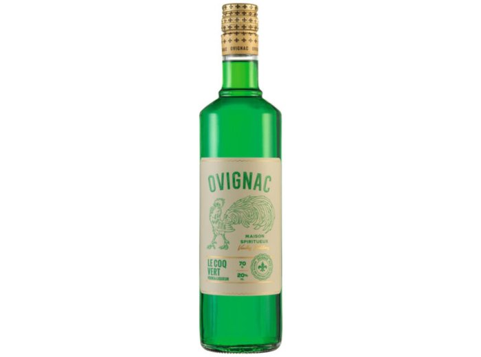 Ovignac Green Liqueur 70 cl CARx6