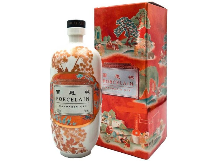 Porcelain Shanghai Dry Gin Mandarin 70 cl CARx6