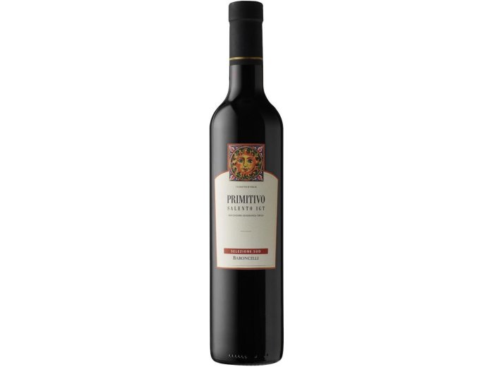 Primitivo Salento IGT Baroncelli selezione sud 2021 50 cl CARx6