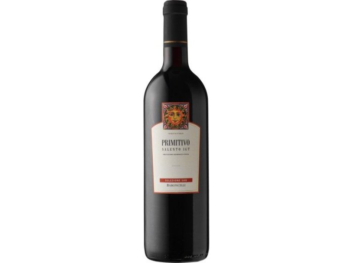 Primitivo Salento IGT Baroncelli selezione sud 2021 75 cl CARx6