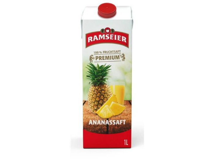 Ramseier Premium Ananassaft Tetra 100 cl CARx4