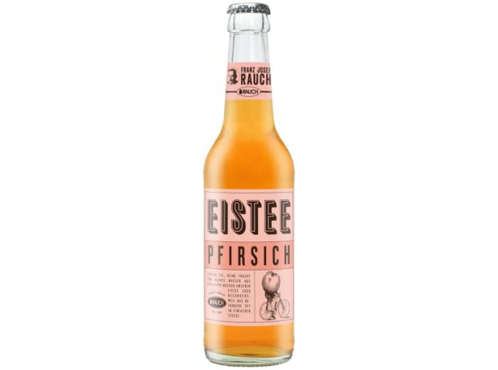 Rauch Eistee Pfirsich Glas 33 cl HARx24