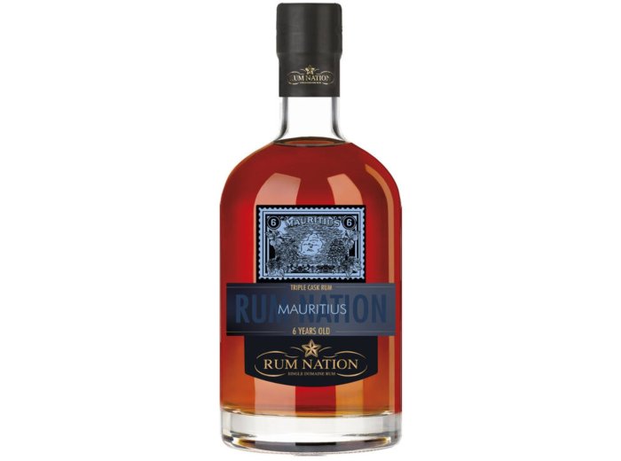 Rum Nation Mauritius 6 years old 70 cl CARx6