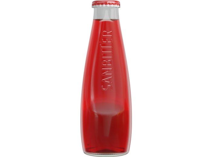 San Bitter rot Glas 10 cl CARx32