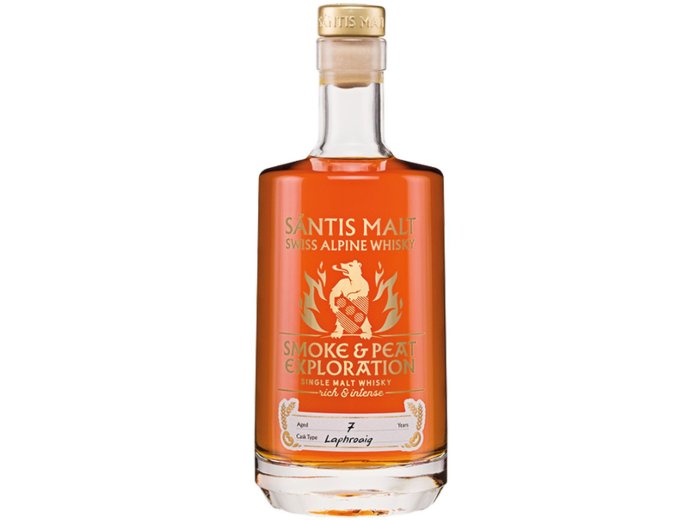 Säntis Malt Smoke & Peat Laphroaig 50 cl CARx6