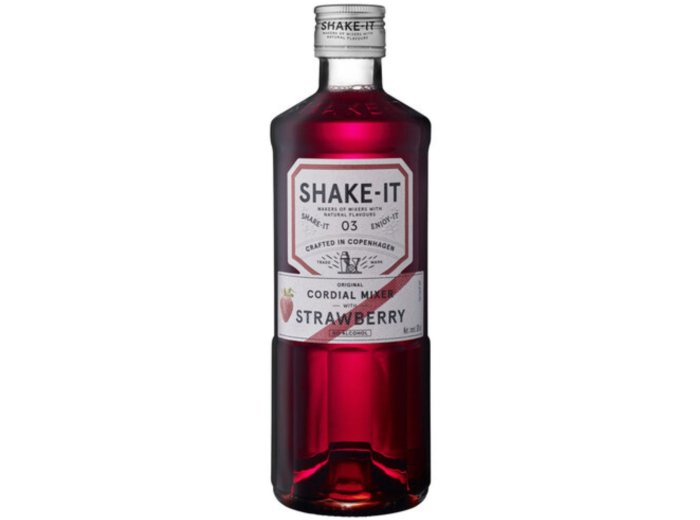 Shake-It Strawberry Cordial Mixer Glas 50 cl CARx6