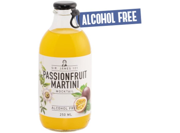 Sir. James 101 Passionfruit Martini alcohol free 25 cl CARx12