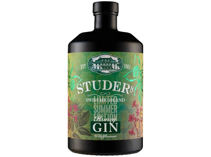 Studer Swiss Highland Honey Gin Wildflower 70 cl CARx6