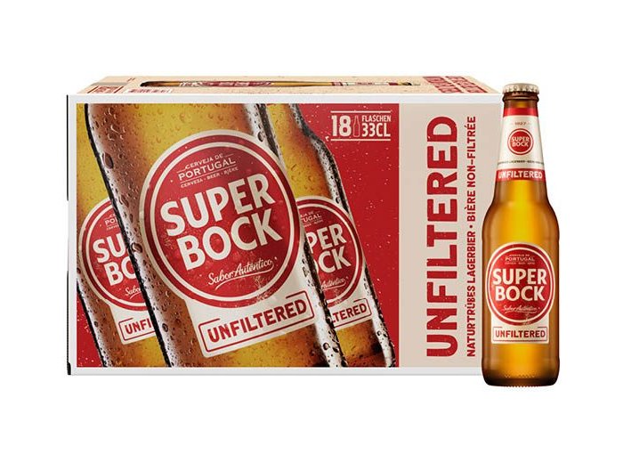 Super Bock Unfiltered 33 cl Carx18